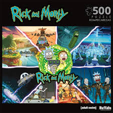 Rick and morty is popular characters from kids cartoons. Buffalo Games Rick Morty Get Schwifty 500 Pieces Jigsaw Puzzle Walmart Com Walmart Com