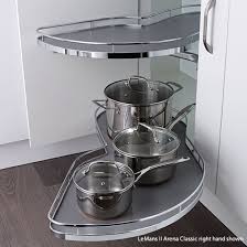 This intelligent corner unit system is setting new standards with unprecedented levels of technical quality and. K2lm600scr Kessebohmer Lemans Ii Chrome Arena Base Corner Pull Out For 1000mm Cabs Right Hand Pws Distributors Ltd Uk Distributors Of Kitchen And Bedroom Components