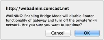 Linksys Official Support Enabling The Bridge Mode Feature Of The Comcast Xfinity Gateways