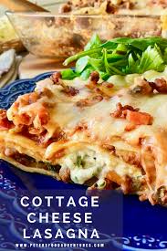 A Classic Lasagne Dinner Favorite With Loads Of Mozzarella Cheese Ragu Cottage Cheese And Parmesan Spinach Free Ca Lasagna With Cottage Cheese Lasagna Food