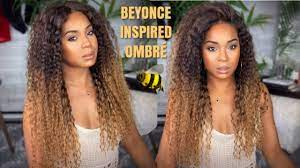 *screenshots and takes to colorist*. Diy Beyonce Homecoming Inspired Blonde Ombre Mscocohair Kinky Curly Wig Wine N Wigs Wednesday Youtube