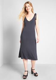 How i found out my husband was cheating || steve harvey Found A Keeper Tie Shoulder Dress Navy Modcloth