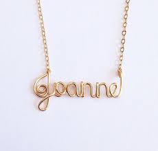 Name Necklace Gold Name Necklace Custom Personalized 14k Etsy Gold Name Necklace Name Necklace Monogram Necklace