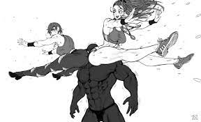 One wrote the original webcomic version in early 2009. Captain Mizuki And Tanktopgirl By Thegoldensmurf On Deviantart