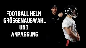 Finally a forum just for football helmet collectors. American Football Helm Grossenbestimmung Und Anpassung Youtube