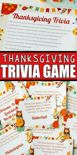 Read on for some hilarious trivia questions that will make your brain and your funny bone work overtime. Free Printable Thanksgiving Trivia Questions Play Party Plan30