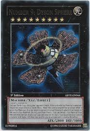 Yu Gi Oh Numero 9 Sfera Dyson Abyr En044 Ultra Rara The Real Deal Shop Yugioh Cards Yugioh Yugioh Monsters