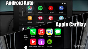 While the apple carplay icon features a triangular play symbol inside of a thin letter c. Why Your Next Car Should Come With Android Auto Or Apple Carplay Wapcar