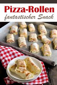Pizza Snack Rollen Lecker Rezepte Pizza Snacks Fingerfood