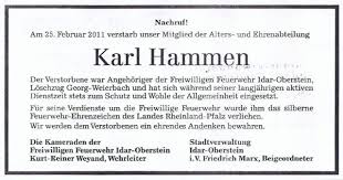 Was nach dem märchen rotkäppchen geschah: Nachrufe Und Gedenken Feuerwehr Idar Oberstein