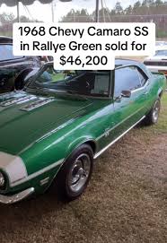 Image result for Rallye Green 1968 Camaro