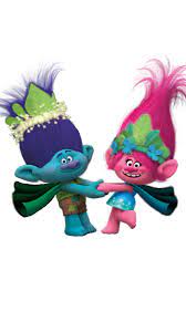 King Branch And Queen Poppy Png By Rainbow696 On Deviantart In 2021 Poppies Png Smurfs