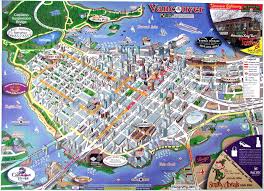Vancouver Downtown Map Vancouver Bc Vancouver Map Vancouver Holiday Downtown Vancouver