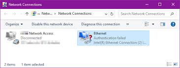 What Is Authentication Failed Status On Network Adapter Super User