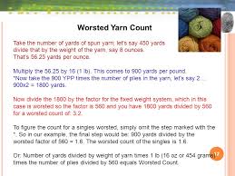 Yarn Count By Dr Abu Yousuf Ppt Video Online Download