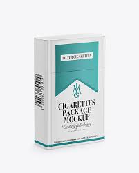 Download Paper Cigarette Pack Mockup In Box Mockups On Yellow Images Object Mockups