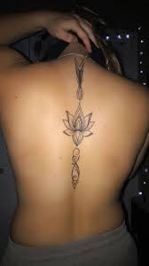 Spinetattoo Arrow Lotus Tattoos Inspirational Tattoos Spine Tattoos