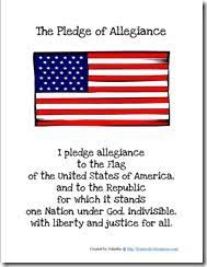 Pledge of allegiance for kids printable. Preschool Corner Pledge Of Allegiance Lord S Prayer