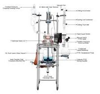 Single or Dual Jacketed Reactor Systems, Glass Reactor 10 L