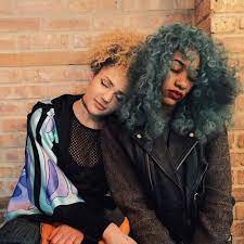 Alt Black Girls Via Tumblr We Heart It Colors Black Women Curly Hair Styles Naturally Dyed Natural Hair Natural Hair Styles