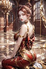 马小桃裸妆高清壁纸：ai绘画角色素材精选-壁哩壁哩动漫壁纸网