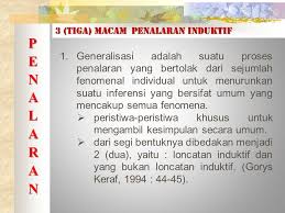 Proses berpikir tentang sesuatu, secara rasional, sehingga menarik kesimpulan yang valid, dikenal sebagai penalaran. Penalaran Dan Definisi Disusun Oleh Yuni Desita Ppt Download