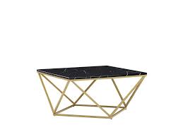 100 x 100 x 47. Couchtisch Schwarz Gold Marmor Optik Quadratisch 80 X 80 Cm Malibu Beliani De