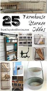 25 Of The Best Farmhouse Storage Ideas On The Internet Diy Kitchen Storage Diy Home Decor Home Diy