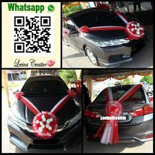 Harga adalah seperti berikut : Kedai Bunga Hadiah Melaka Leeina Creative Bridal Car Decoration
