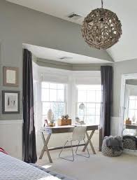 A Bay Window Is The Perfect Space For A Dressing Table Or Even For A Desk If You Need A Place T Bay Window Living Room Living Room Windows Desk In