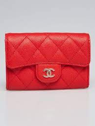 Maybe you would like to learn more about one of these? Chanel Red Quilted Caviar Leather Classic Flap Card Holder Yoogi S Closet