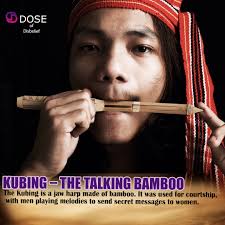 The Kubing isn't just a musical instrument—it was an ancient love language!  💘🎶 Made of bamboo, this jaw harp was played by men to send secret  messages to women during courtship. Each