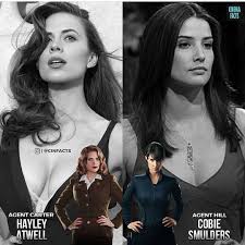 Black widow (natalia romanova, aka natasha romanov) is a marvel comics super heroine. Darth Rey On Twitter A Nail Bitting Choice As Their Character Black Widow But As Real Life Real Person Cobie Smulders