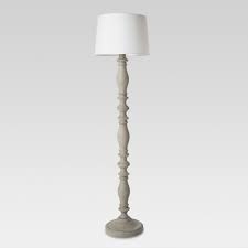3 Way Turned Wood Floor Lamp Gray Threshold Floor Lamp Grey Floor Lamp Lamp