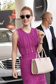 Famous American Actress And Cannes Film Festival Jury Member Jessica Chastain Was Spotted Carrying A Longchamp Paris Pr Fashion Tokyo Fashion Editorial Fashion