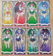 The moon, the sun, destruction, etc. The Sailor Moon Tarot Majors Only Benebell Wen