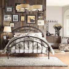 Vintage Bed Frame Rustic Antique Metal Bedroom Furniture Victorian Cast Iron Loo Vintage Bedroom Decor Bedroom Vintage Metal Beds