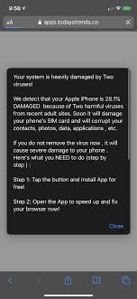 Viruse Apple Community