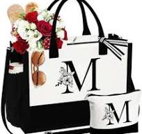 ODM Support 15 inch Canvas Tote Bag, Cosmetic Bag Initial - for Retailers -  ALPPM