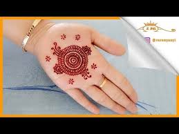 Contoh Henna Simple Telapak Tangan Materi Pelajaran 10