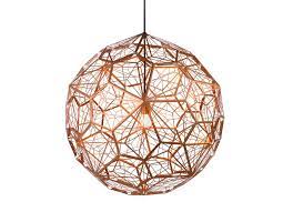 Modern walnut copper hanging pendant light stardust. Copper Hanging Pendant Light Copper Kitchen Ceiling Light