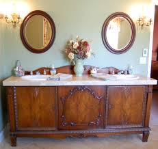 Maybe you would like to learn more about one of these? Antique Sideboard Buffet Turned Into Double Sink Vanity Traditional Bathroom Portland By Julie Murray Houzz