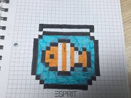 Pixel Art Poisson Dans Son Bocal In 2020 Star Wars Bb8 Star Wars Bb8