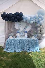 Elephant baby shower ideas, elephant themed baby shower, elephant baby shower favors our collection is so diverse, you'll find your unique favors that will match your shower theme and be cherished by your guests for years to come. Baby Shower Baby Elephant Theme Boy Baby Shower Centerpieces Elephant Baby Shower Theme Elephant Baby Shower Decorations