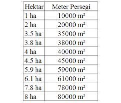 Perhitungan meter persegi selain untuk mengukur lapangan. 1 Hektar Berapa Meter Persegi Berikut Penjelasan Selengkapnya Materi Untuk Belajar