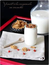 Yaourt A La Cassonade Et 4 Epices En Crumble Chefnini Recette Crumble Yaourt 4 Epices