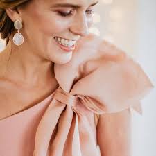 Pendientes Venus Rosa claro y Verde agua