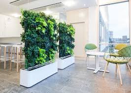 Live Green Station Dividers Green Office Decor Home Garden Design Beautiful Living Rooms