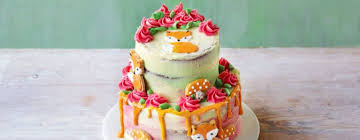 Kim Joy S Two Tier Lavender Lemon Curd Fox Cake Recipe Fox Cake Lemon Curd Baking