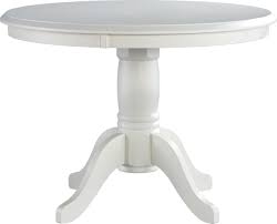 Brynwood White Round Table In 2020 White Round Tables Round Pedestal Dining Table White Farmhouse Table